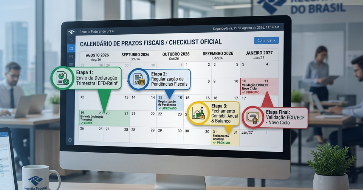 Receita Federal e Comitê Gestor do IBS publicam o Cronograma de Implementação dos Documentos Fiscais Eletrônicos da Reforma Tributária do Consumo